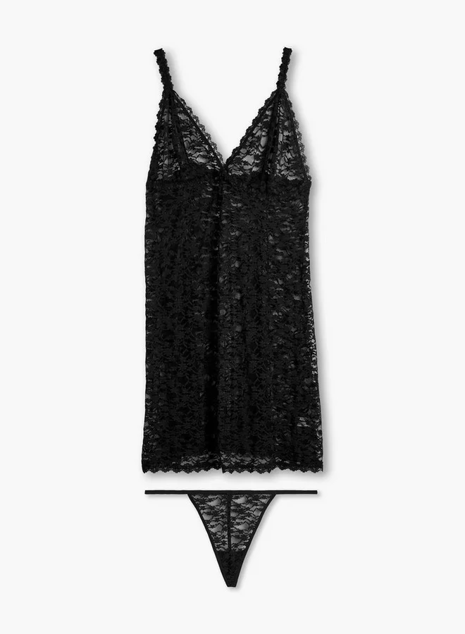 سبلاش فيڤ Slip Dress Sleeveless with Adjustable Straps